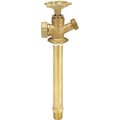 Everbilt 1/2 in. MIP and 1/2 in. SWT x 3/4 in. MHT x 10 in. Brass Anti-Siphon Frost Free Sillcock Valve VFFASPC17EB